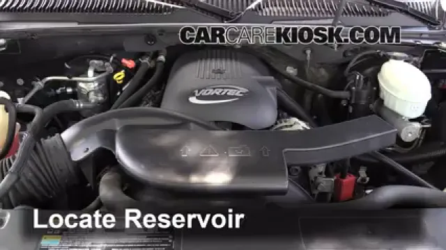 2003 Chevrolet Tahoe LS 5.3L V8 Windshield Washer Fluid Add Fluid